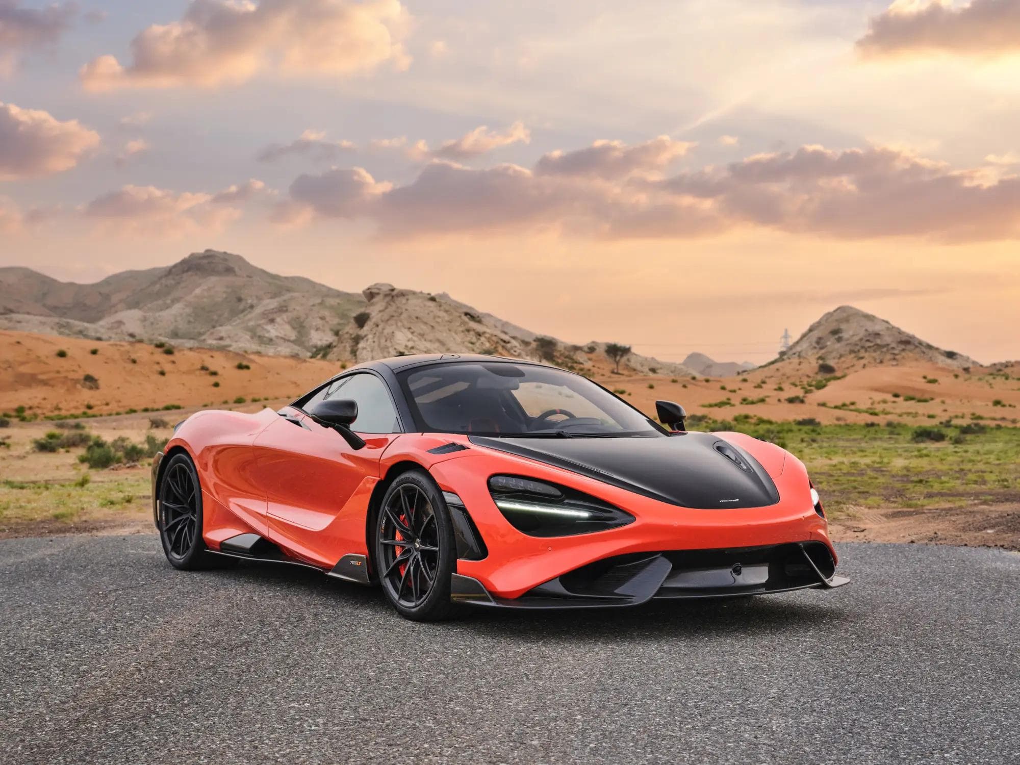 McLaren 765LT — sports car rental Dubai