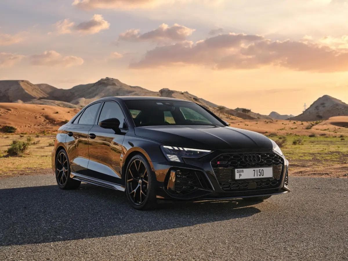 Audi RS3 — sports car rental Dubai