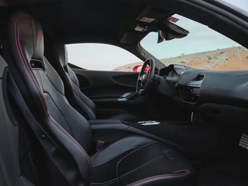 Ferrari SF90 Stradale — Red luxury car rental Dubai — view 8