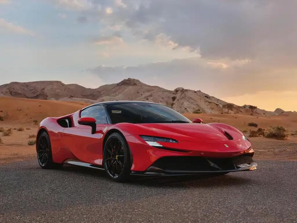 Ferrari SF90 Stradale — sports car rental Dubai