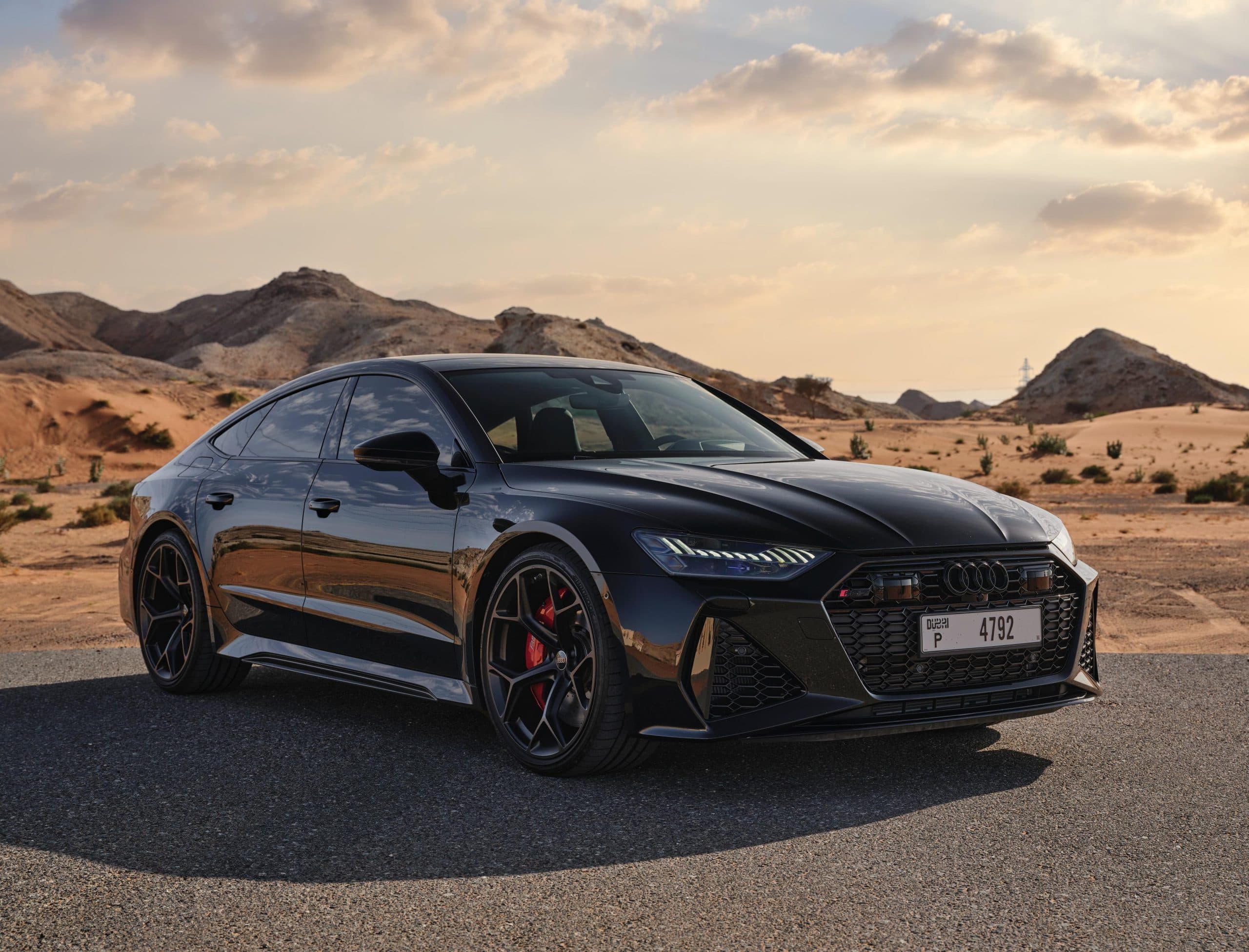 Audi RS7 — sports car rental Dubai