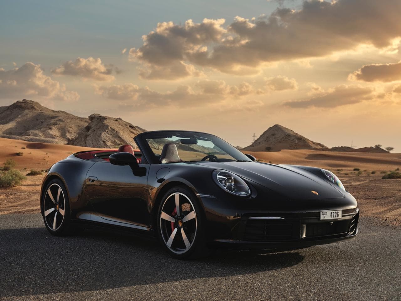 Porsche 911 Carerra S Spyder — sports car rental Dubai