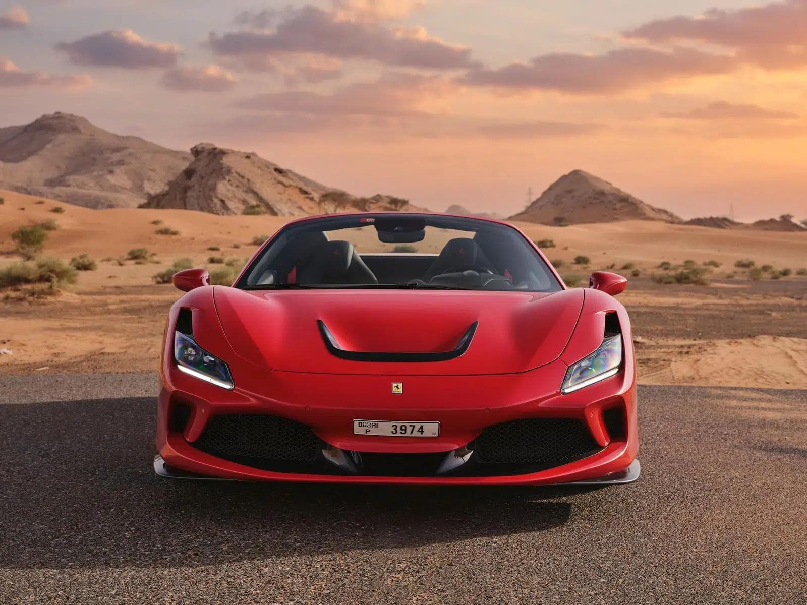 Ferrari F8 Tributo Spider Novitec — Red luxury car rental Dubai — view 7
