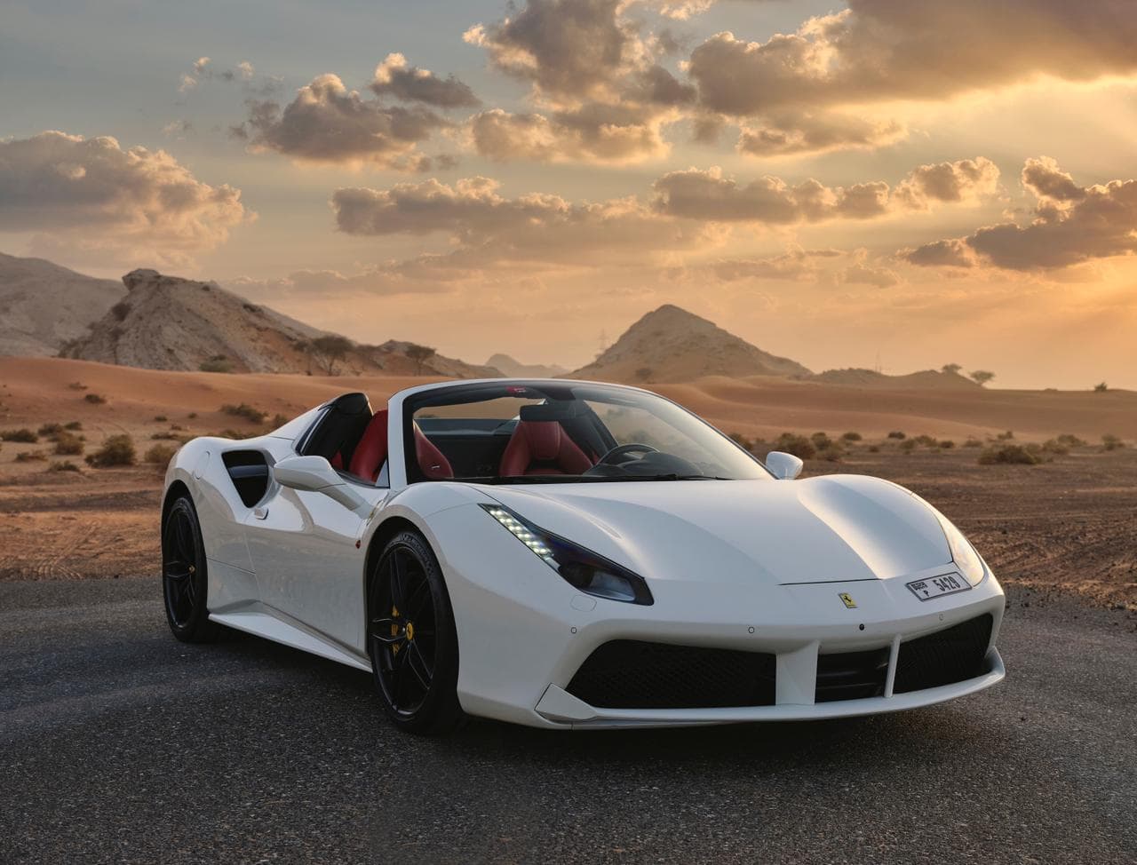 Ferrari 488 Spyder — sports car rental Dubai